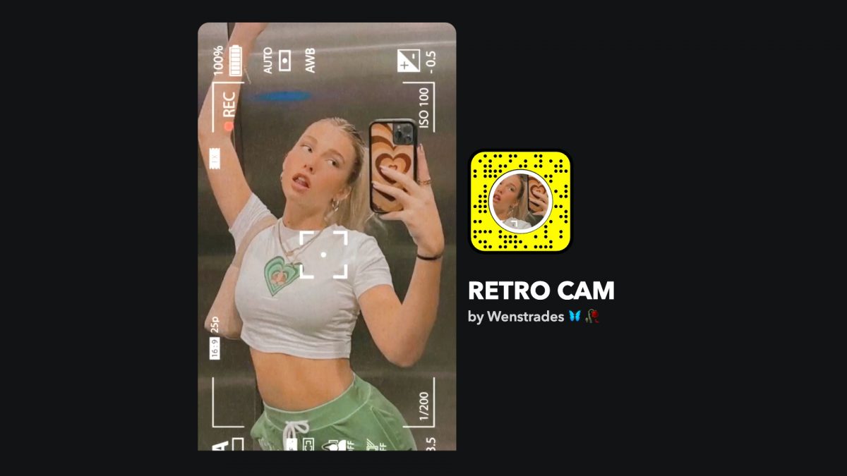 cutest snapchat filters: retro cam