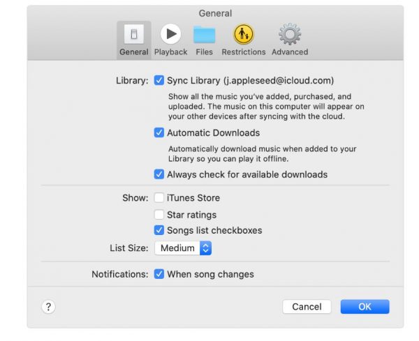 Uncheck Sync Library, and click OK