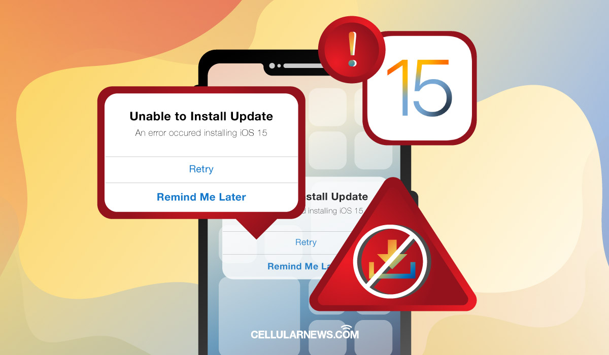 How to Fix Error Installing iOS 15? [Solved]