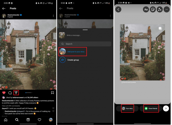 How to share a feed post as an Instagram Story