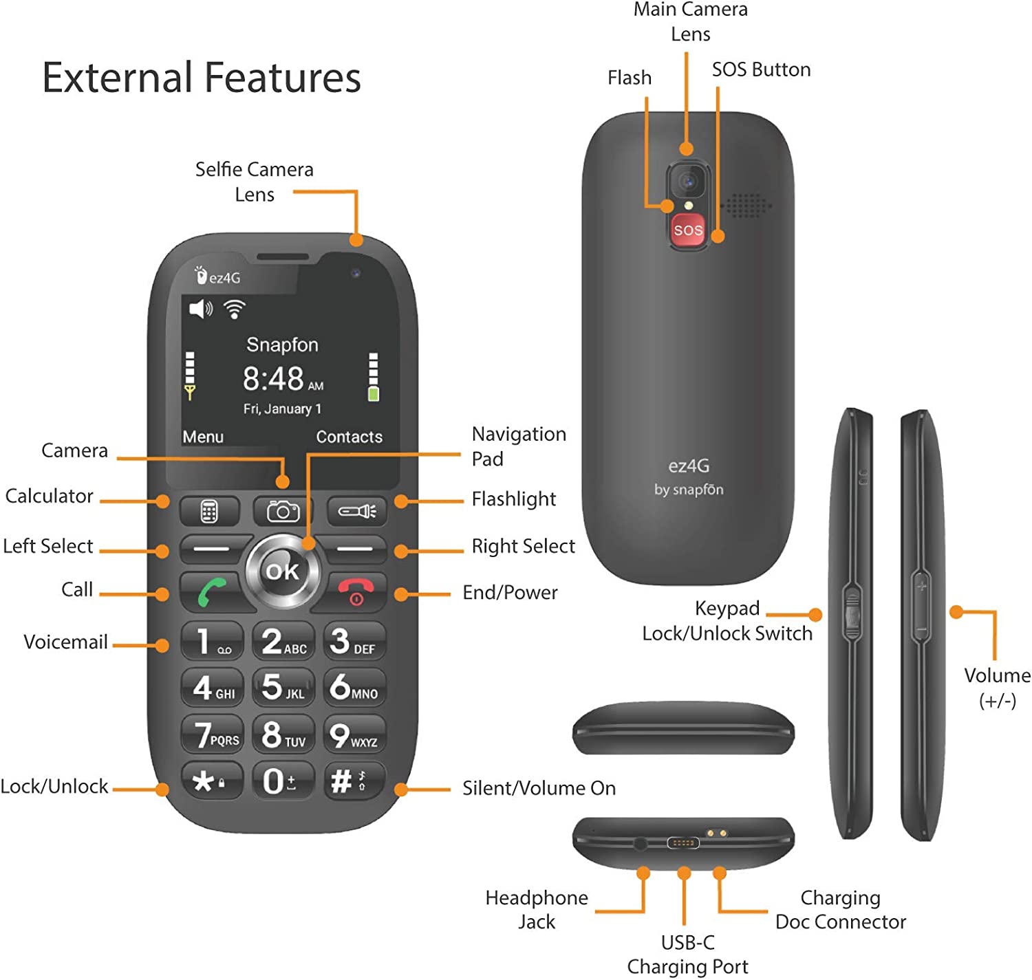 Snapfon ez4G