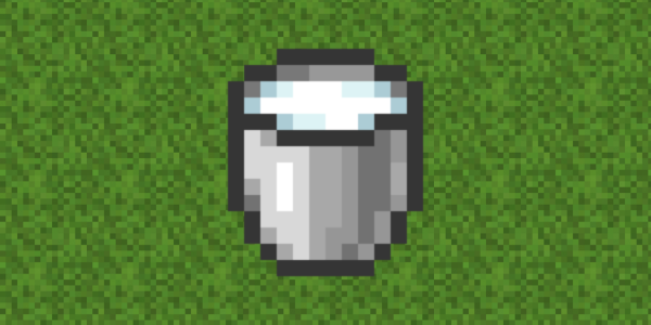 Minecraft milk bucket