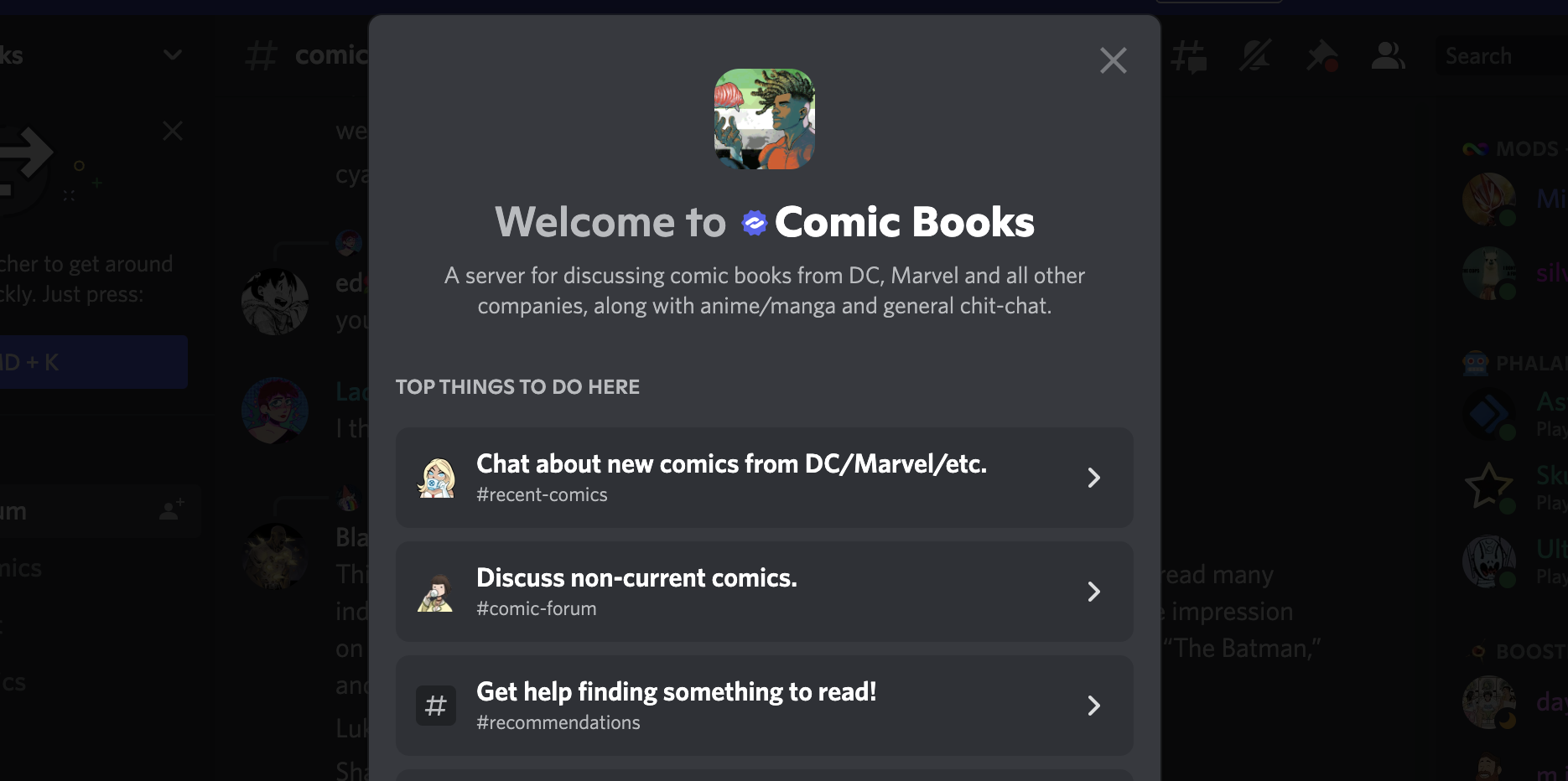 Comic Books Server for Readers