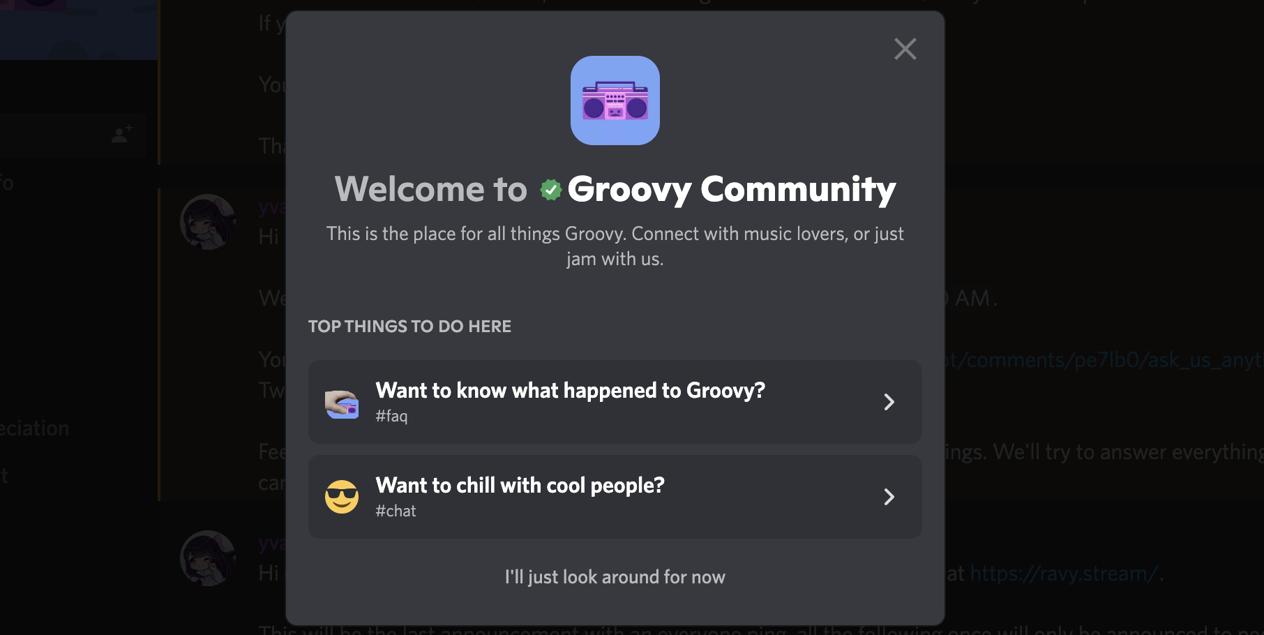 Groovy Community on Discord