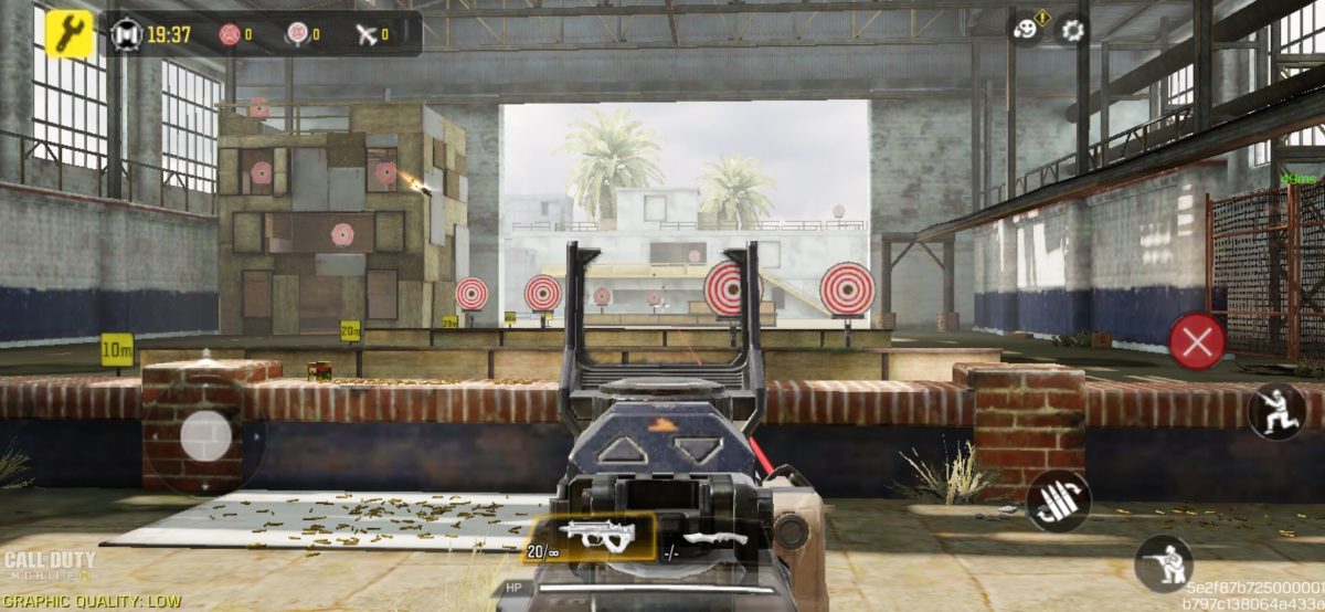 Aim training in Call of Duty Mobile