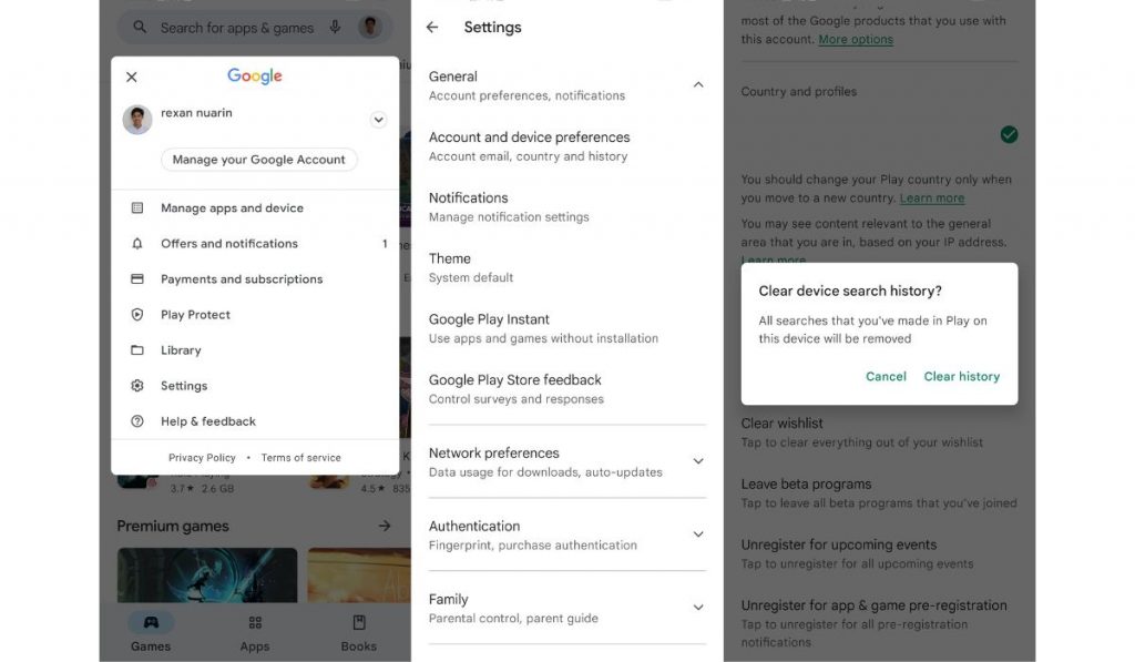 How to Delete Google Play Store History [Download/ Searches]