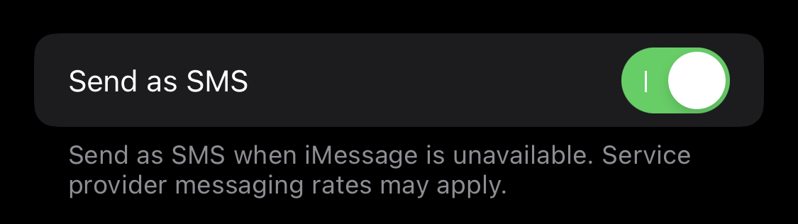 blocked message notification iphone