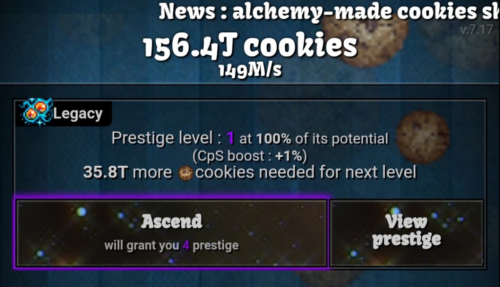 Cookie Clicker Ascension Guide When to Ascend Cookie Clicker