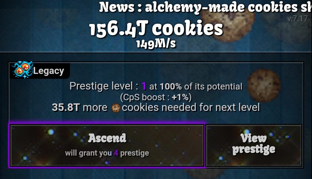 Cookie Clicker Ascension guide - How and when to ascend