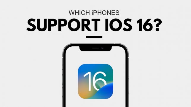 Which iPhones Support iOS 16