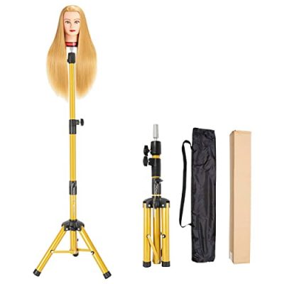  Wig Stand Tripod Wig Head Stand Adjustable Mannequin Head Stand  for Canvas Block Head,Styling Wigs Hair Extensions,Wig Display,Cosmetology  Hairdressing Training Tripod Stand With Cellphone Clamp Mount : Beauty &  Personal Care