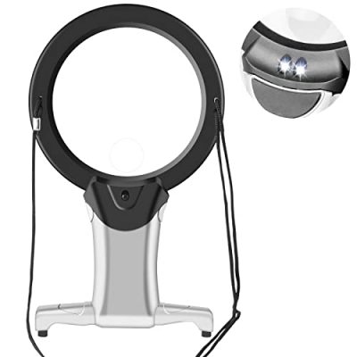 Hands Free Magnifying Glasses with LED Light – FIVE PAVILION