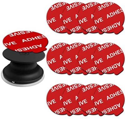 9 Pack Sticky Adhesive Replacement for Socket Mount Base, 35mm VHB 3M  Sticker Pads for Collapsible Grip 