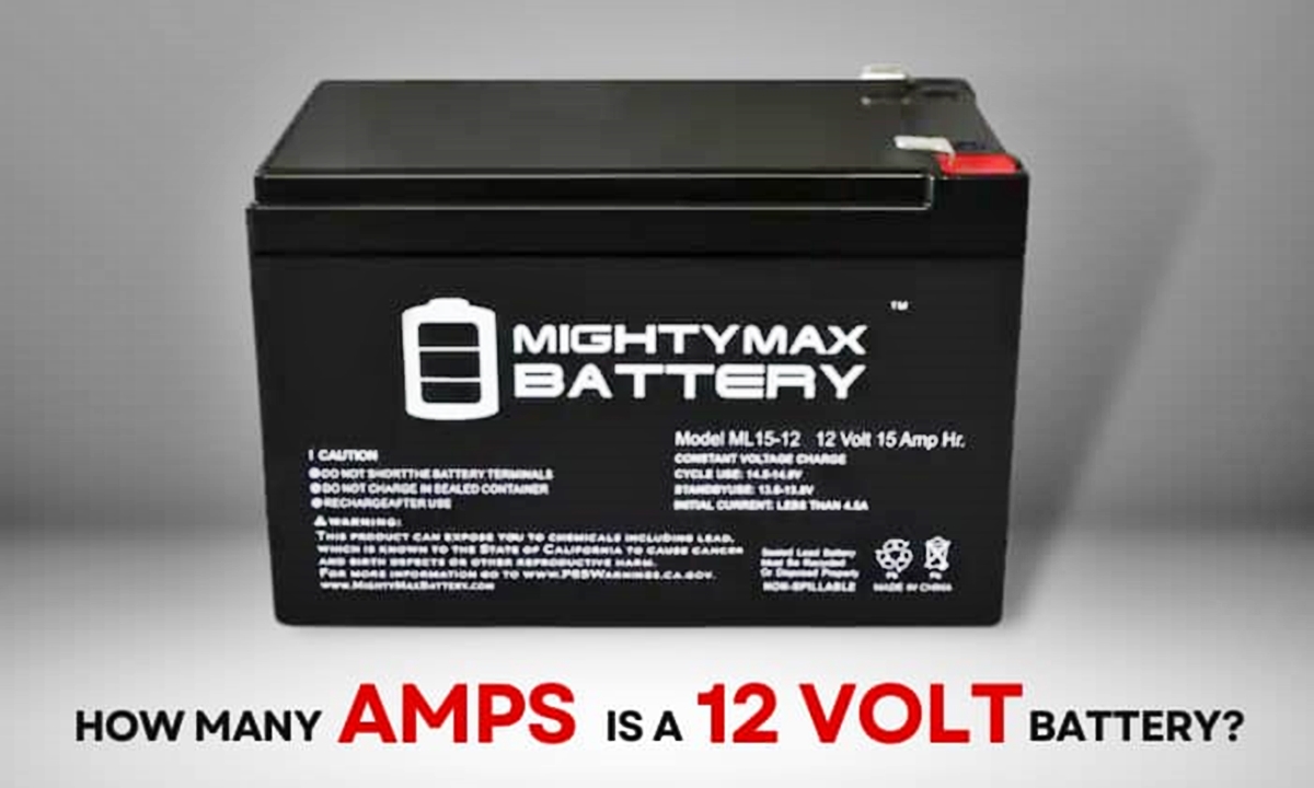 how-many-amps-is-a-12-volt-battery