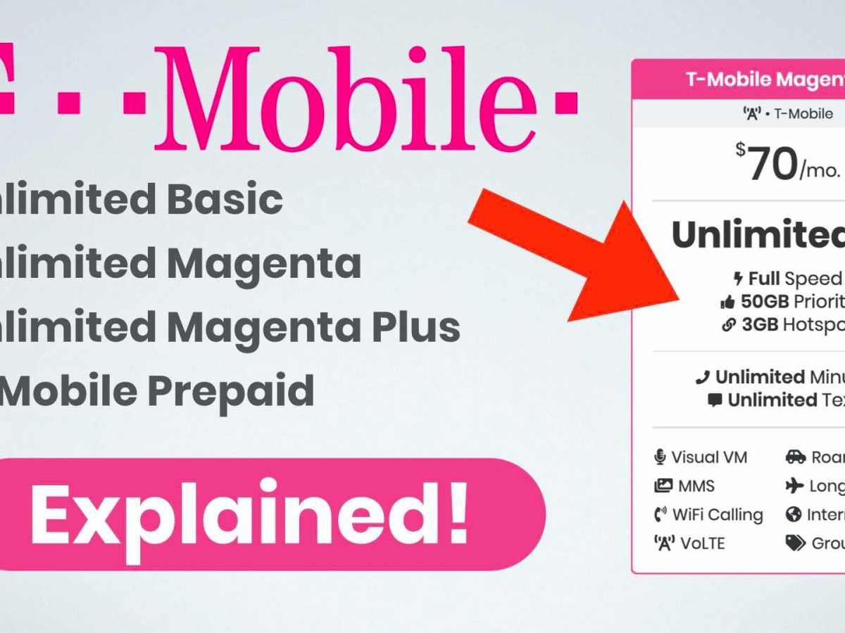 T-Mobile Magenta MAX Plan Includes Throttle-Free, Unlimited