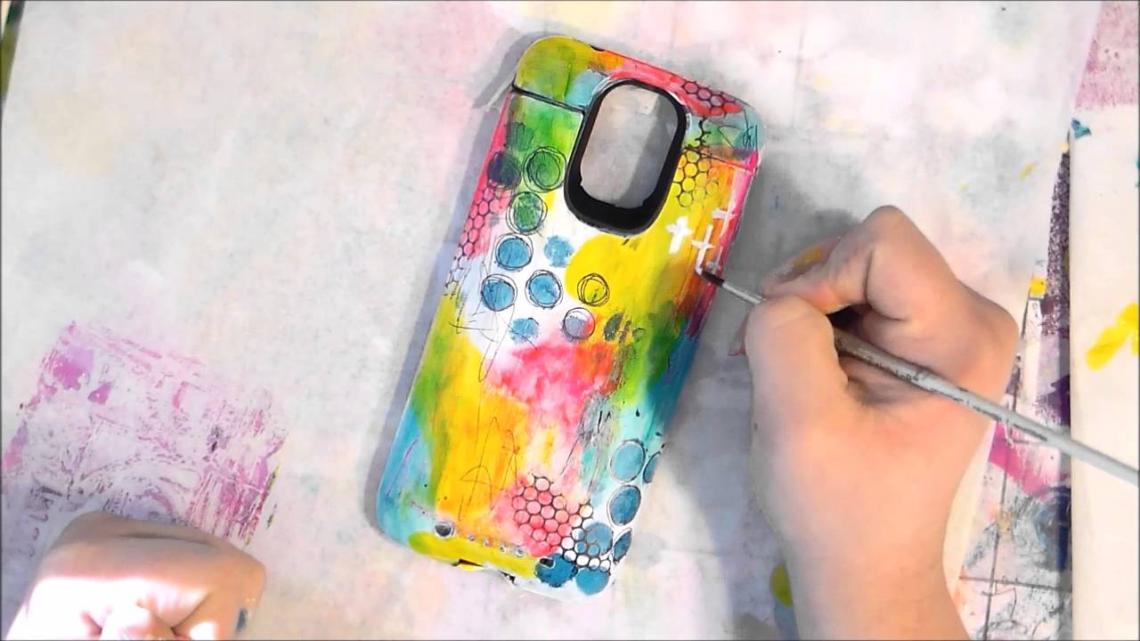 how-to-paint-on-silicone-phone-case