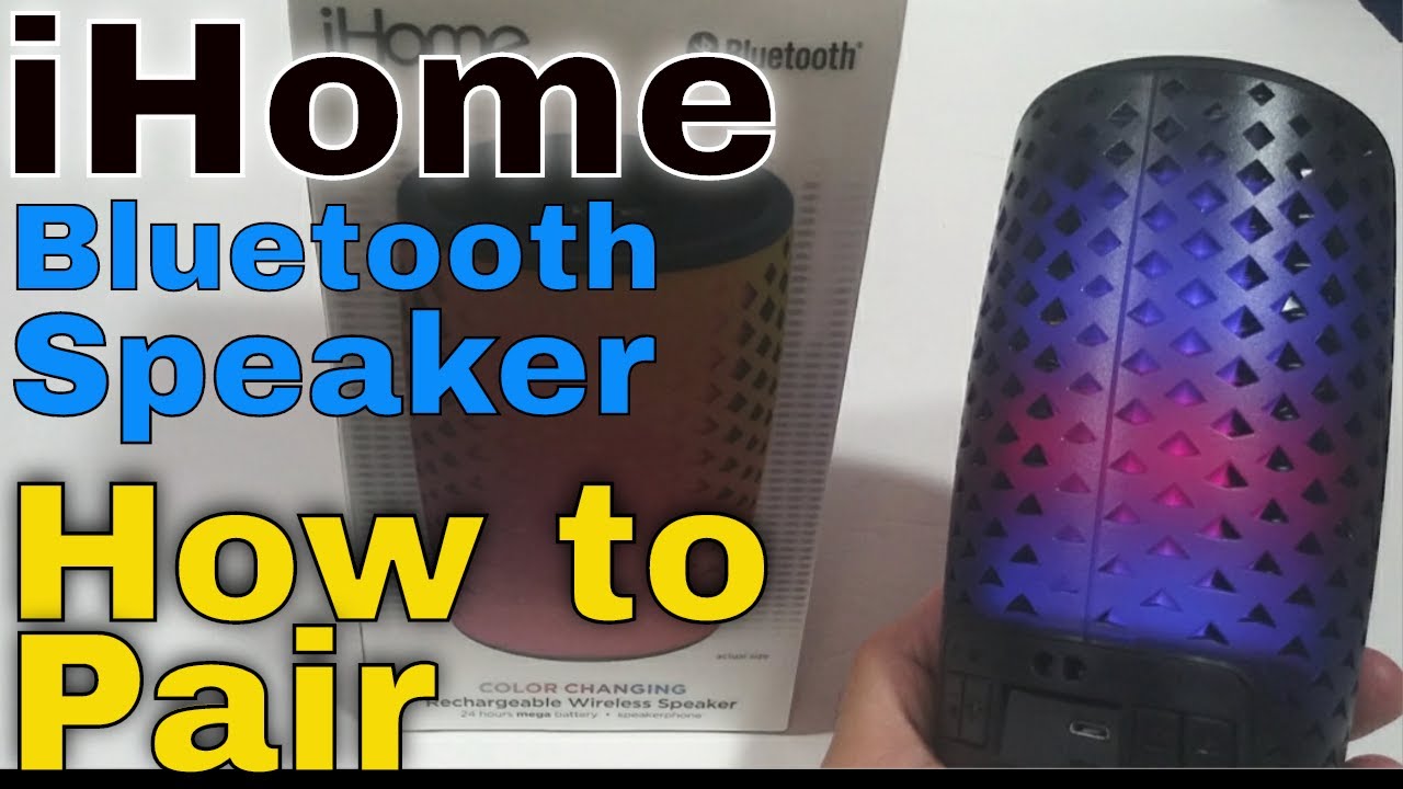 how-to-pair-ihome-bluetooth-speakers
