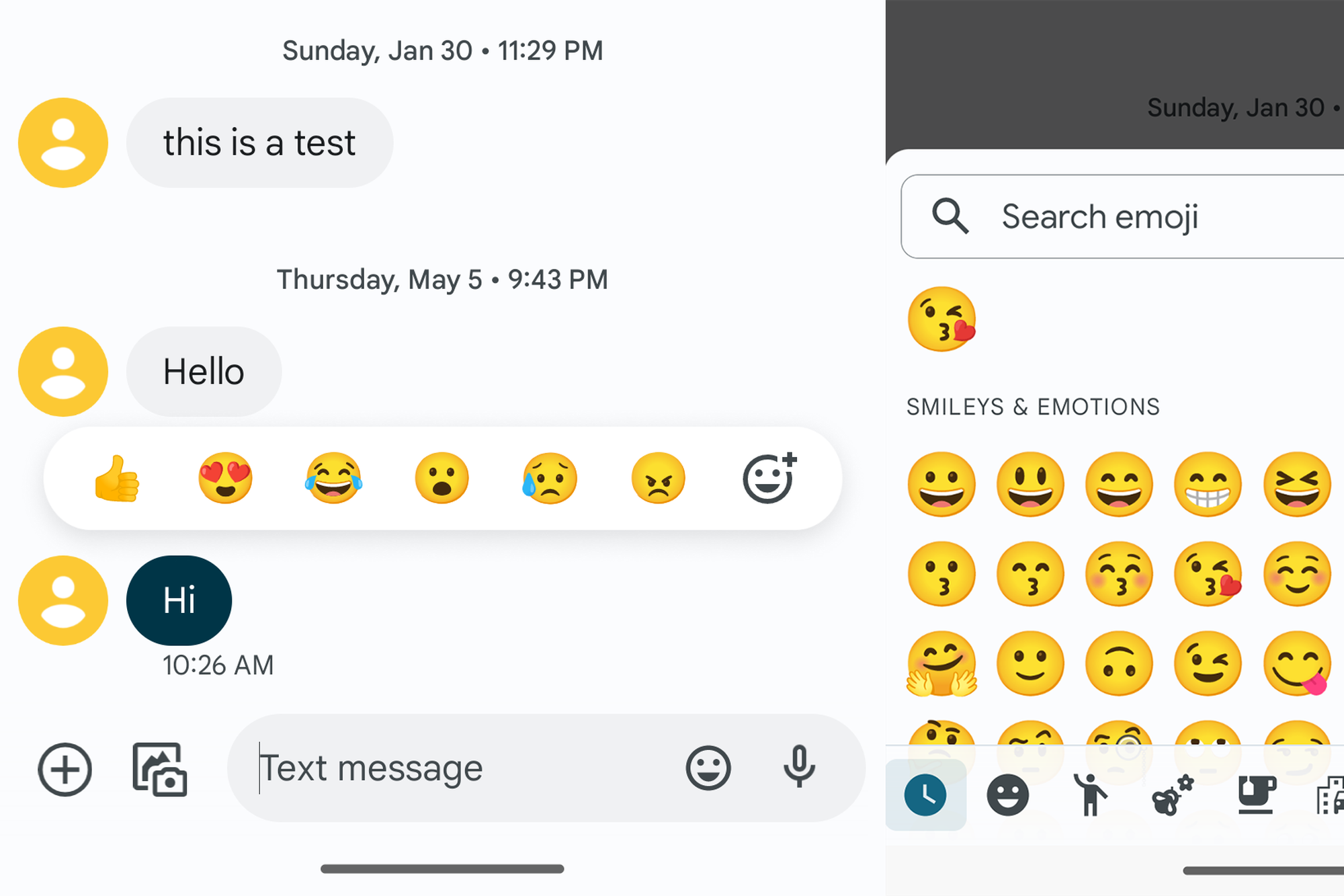 how-to-react-to-a-text-message-on-android