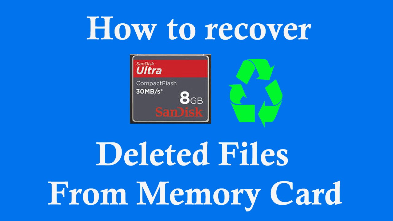 How Recover Deleted Files From Phone Memory