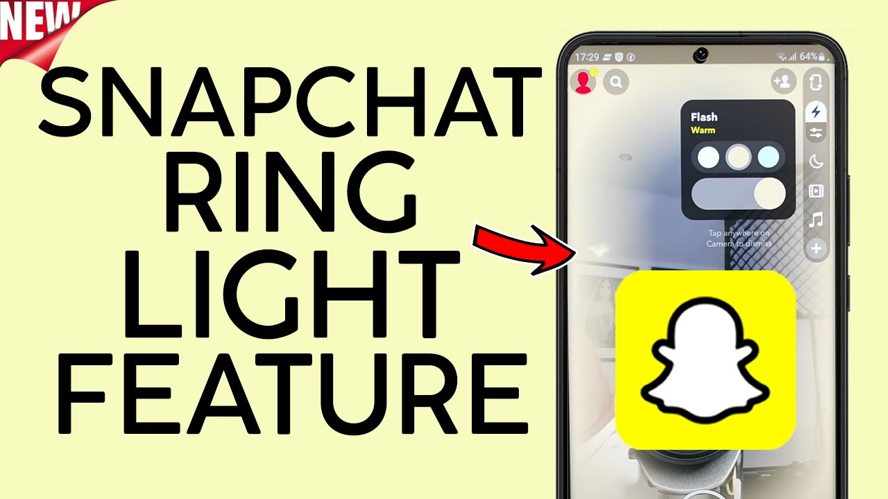 how-to-turn-on-ring-light-on-snap