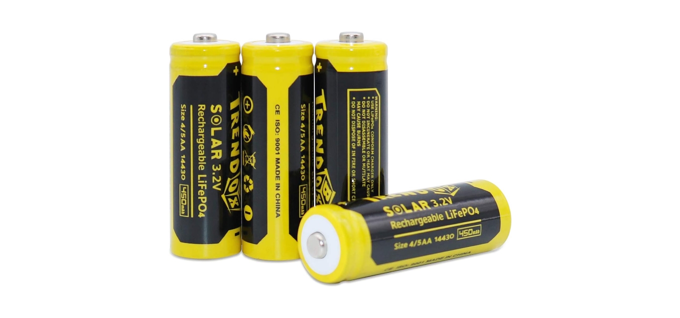 10 Amazing 14430 3.2 Volt Rechargeable Solar Battery For 2024