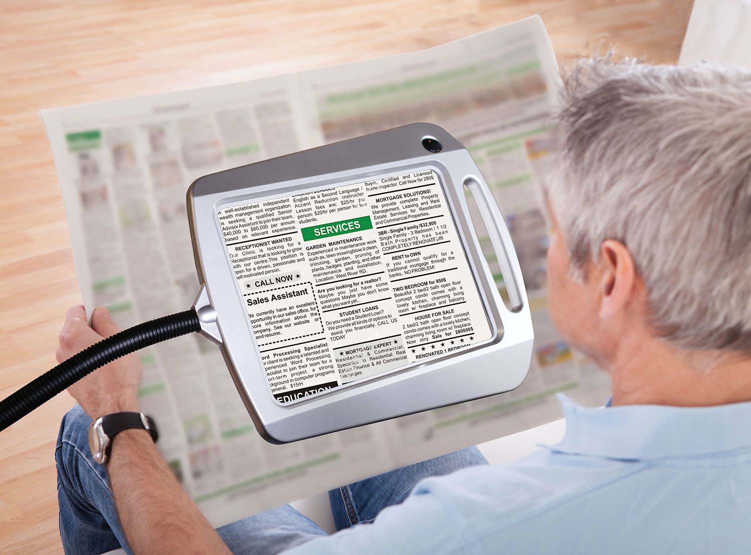 10 Best Full Page Magnifier For Reading With Light for 2024