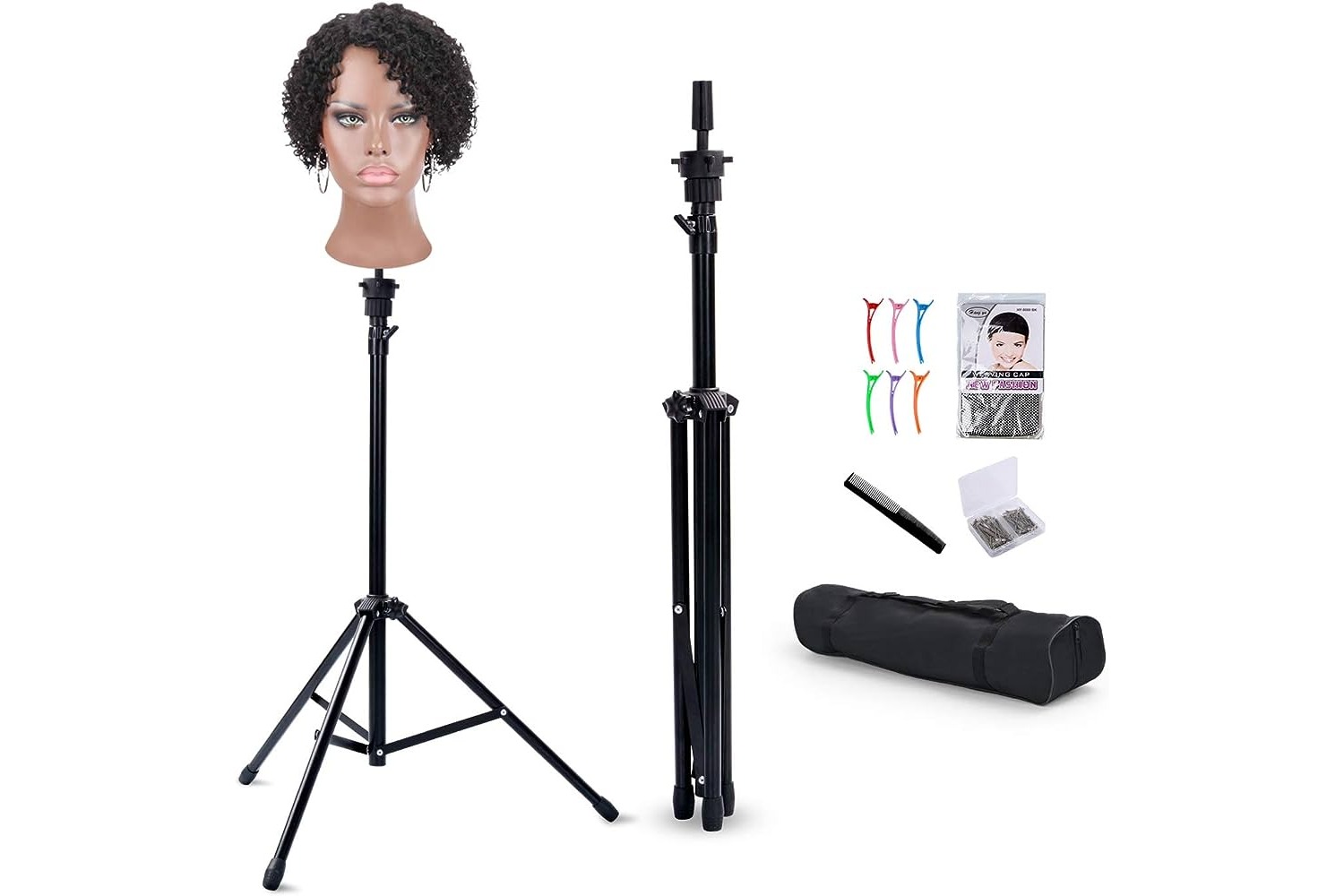 Mannequin Tripod Stand With 3 Plastic Stabilizing Base Pedals