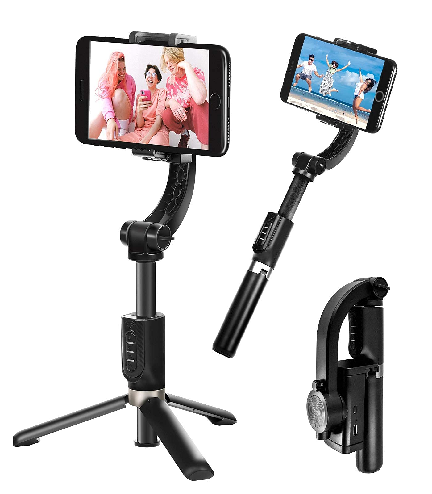 14 Amazing Deco Gear 3-Axis Handheld Cell Phone Gimbal Stabilizer for 2024