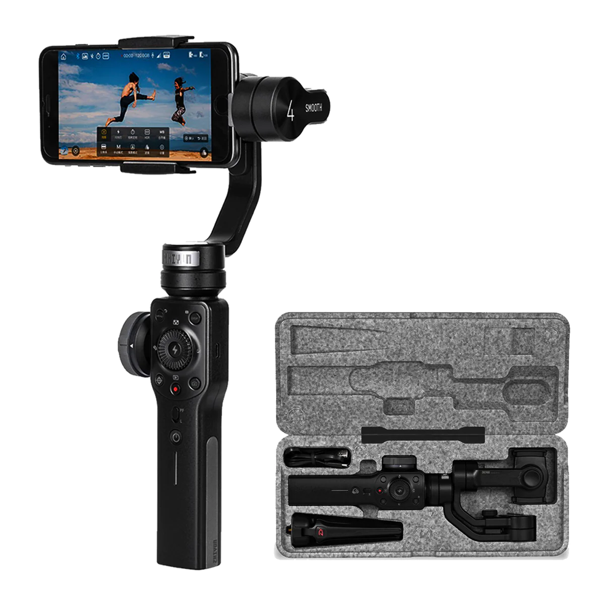 14 Amazing ZHIYUN Smooth4 3-Axis Handheld Gimbal Stabilizers For 2024