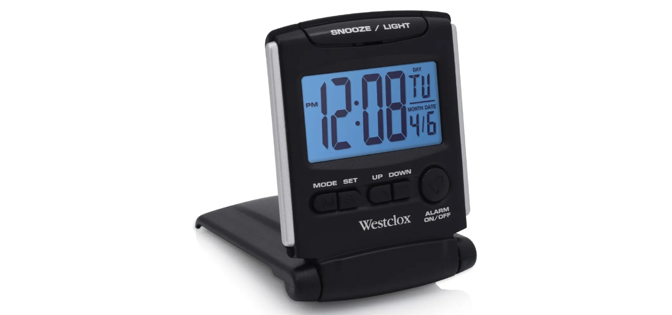 14 Unbelievable Travel Clocks Battery Operated Folding With Light For 2024