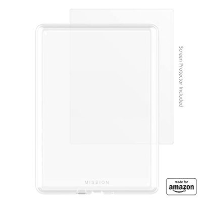 Mission Clear Case and Glass Screen Protector for  Kindle
