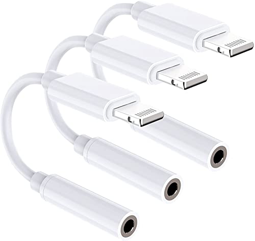 DESOFFICON Lightning to 3.5mm Headphone Adapter for iPhone 14
