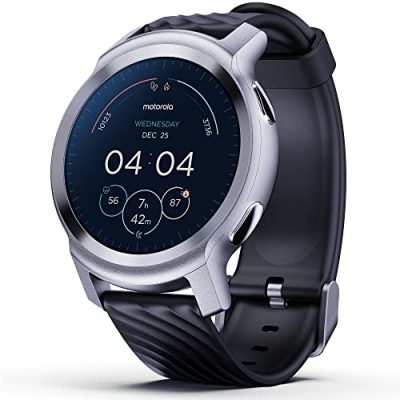 Motorola Moto Watch 70 - Phantom Black - Smart Watch with Band - Silicone - Display 1.69 inch - Bluetooth