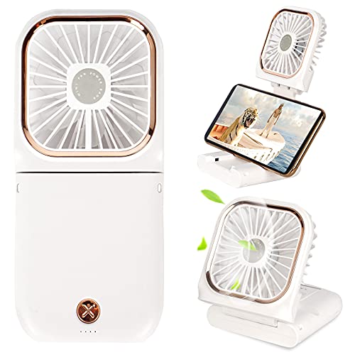 Mini Fan with Power Bank and Phone Holder