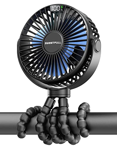 SWEETFULL Portable Stroller Fan