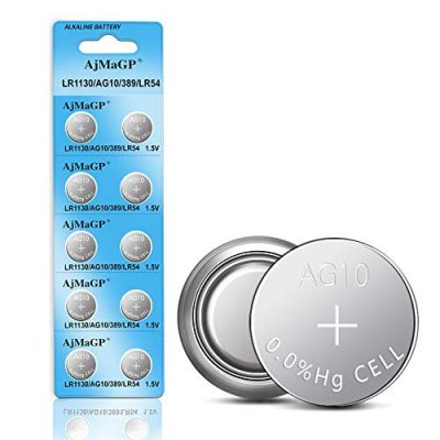 LiCB 40 Pack LR1130 AG10 Button Batteries 1.5V LR 1130 Alkaline Battery for  Sound Books & Magnifying Glass Light