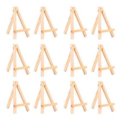  VISWIN 63 Wooden Tripod Display Easel Stand for Wedding Sign,  Poster, A-Frame Artist Easel Floor with Tray for Painting, Canvas, Foldable  Easel - Natural