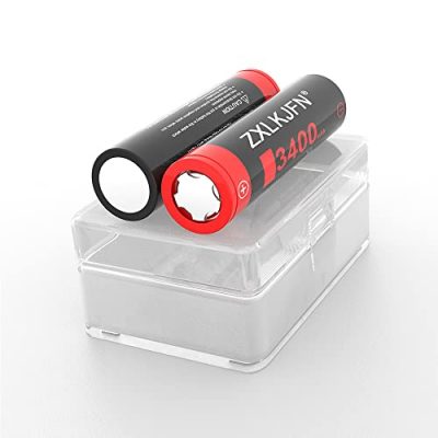 KBT Protected 18650 Rechargeable Battery, 3.7V 2600mAh, Button Top, wi –  KBT-BATTERY