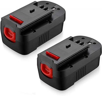 2 Packs 4.0Ah Ni-Mh 18 Volt HPB18 Battery and Charger Compatible