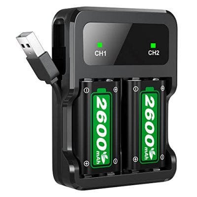 Station de charge EBL avec 3 Batteries 2800 mAH pour XBOX Series X/ S &  XBOX ONE X/ S