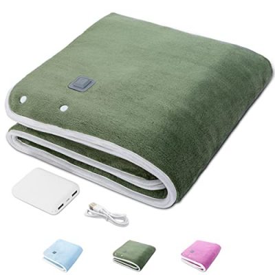 Portable Heated Blanket Waterproof 12V Heated Blanket Battery Operated for  Camping, Stadiums, Car 40x55 (Battery Not Inculded)