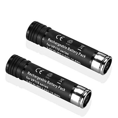 CREABEST 2Pack 3.6V 3500mAh Ni-MH Replacement Battery for Black & Decker Battery