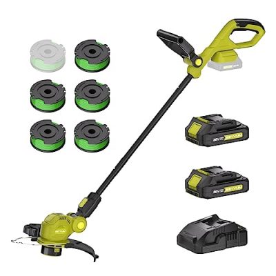  Korunria Weed Wacker/Edger with Battery Indicator, Cordless  Weed Wacker with 2.5Ah Battery, Battery Operated Weed Trimmer 3-in-1, 20V  Lightweight Edger Lawn Tool (Battery and Charger Included) : Patio, Lawn 