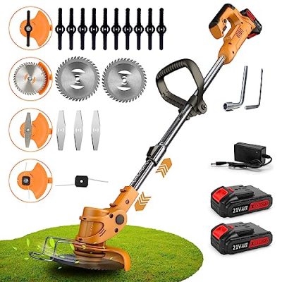  Korunria Weed Wacker/Edger with Battery Indicator, Cordless  Weed Wacker with 2.5Ah Battery, Battery Operated Weed Trimmer 3-in-1, 20V  Lightweight Edger Lawn Tool (Battery and Charger Included) : Patio, Lawn 