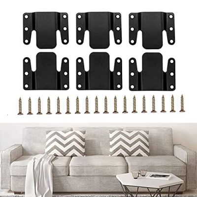 Snap Style Sofa Sectional Couch Connector Universal L-Shape Bracket