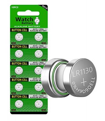 AjMaGP 10 Pack AG10 389A LR1130 LR54 L1131 SR1130 1.5v Button Cell Coin  Battery