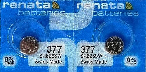 Renata 377 SR626SW Silver Oxide Batteries
