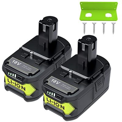 for 18V Ryobi Battery Replacement | P108 7.0Ah Li-ion Battery 4 Pack