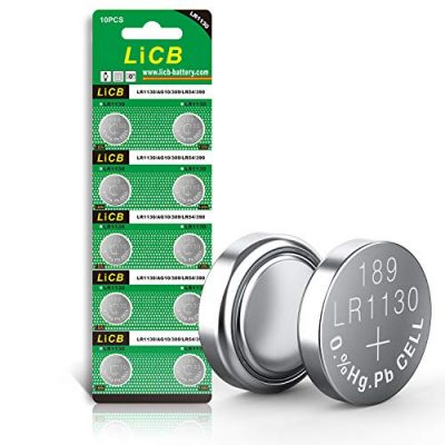 10PC/20PC 0%Hg 1.5V AG10 Button Cell Batteries LR1130 1130 389A LR54 L1131  Battery Replace SR1130 G10 SR626SW Watch Battery