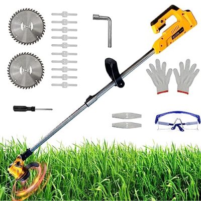 Portable 12V Electric Weed Wacker Grass Trimmer - Battery-Powered  Convenience